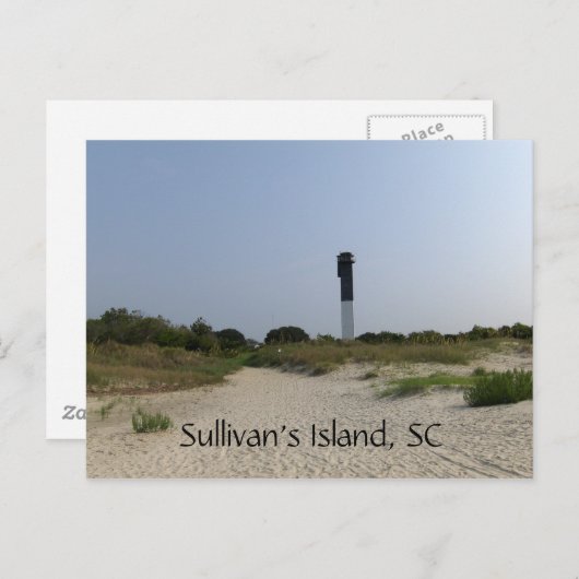 Sullivan's Island Lighthouse Postcard Briefkaart (Voorkant / Achterkant)