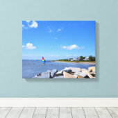 Sullivan's Island, South Carolina Canvas Afdruk (Insitu (Houten vloer))