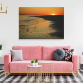 Sullivan's Island, South Carolina Sunset Canvas Afdruk (Insitu (Woonkamer))