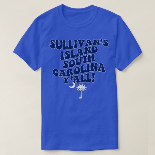 Sullivans Island South Olina SC Vlag Schattige Zui T-shirt (Design voorkant)