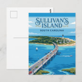 Sullivan's Island VS Briefkaart (Voorkant / Achterkant)