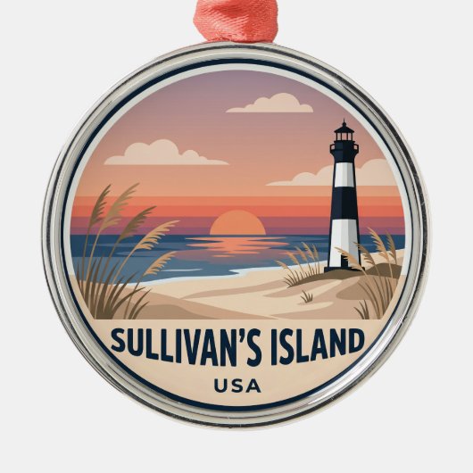 Sullivan's Island VS Metalen Ornament (Voorkant)