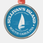 Sullivan's Island (zeilboot) Metalen Ornament (Voorkant)