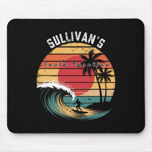 Sullivan's South Carolina Beach surfen Muismat (Voorkant)