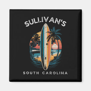 Sullivan's South Carolina Mannen Vrouwen Surfen Magneet