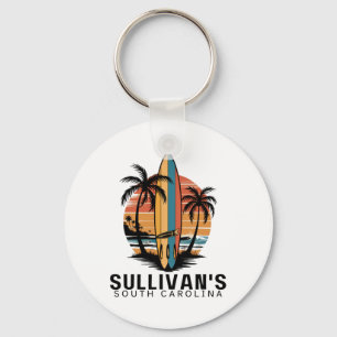 Sullivan's South Carolina surfen surfer Sleutelhanger