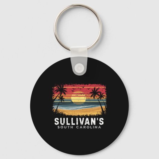 Sullivan's South Carolina Surfplank Strand Sleutelhanger (Voorkant)