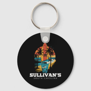 Sullivan's South Carolina Surfplank Surfen Retro Sleutelhanger