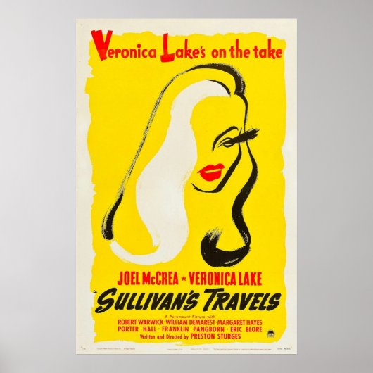 Sullivans Travels Poster (Voorkant)