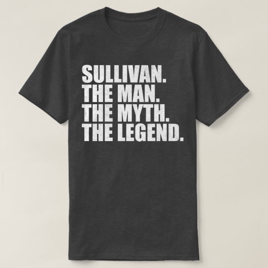 SullivanSullivan Naam Sullivan voornaam T-shirt (Design voorkant)