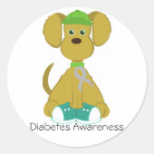 Sully de Diabetes Dog Stickers (Voorkant)