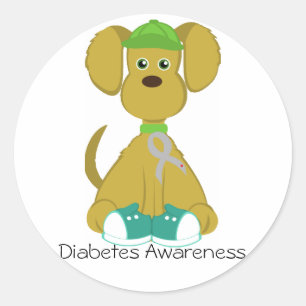 Sully de Diabetes Dog Stickers