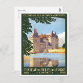 Sully France vintage-Briefkaart Briefkaart (Voorkant / Achterkant)