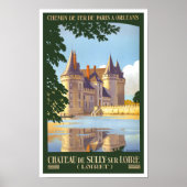 Sully France vintage-Poster Poster (Voorkant)