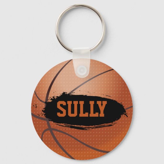Sully Grunge Basketball Sleutelhanger / Keyring (Voorkant)