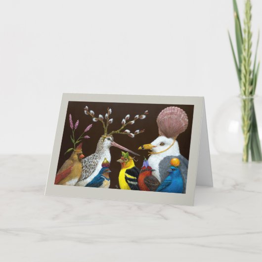 Sully op het feest wenskaart kaart (Voorkant)