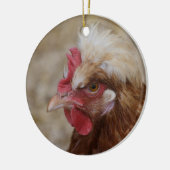 Sulmtaler Hen Keramisch Ornament (Links)