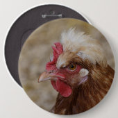 Sulmtaler Hen Ronde Button 6,0 Cm (Voorkant /achterkant)