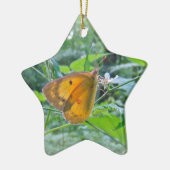 Sulpher Butterfly Keramisch Ornament (Links)