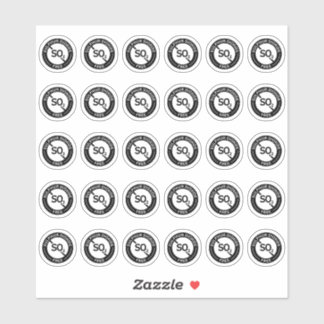 Sulphur Dioxide Free Mini Food Allergy Food Safety Sticker