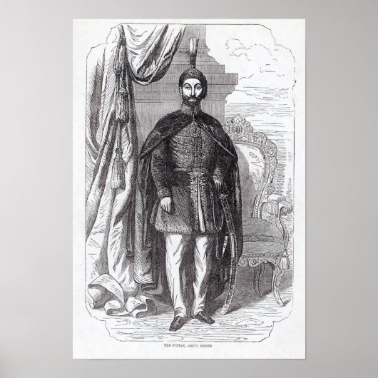 Sultan Abdul Medjid Poster (Voorkant)