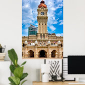 Sultan Abdul Samad Building Poster (Thuiskantoor)