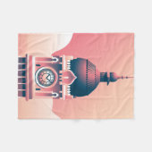 Sultan Abdul Samad-gebouw Fleece Deken (Voorkant (Horizontaal))