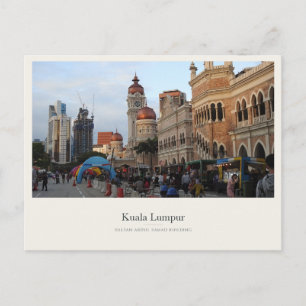 Sultan Abdul Samad-gebouw in Kuala Lumpur Briefkaart