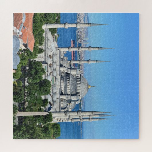 Sultan Ahmed Blue Mosque in Turkije Legpuzzel (Horizontaal)