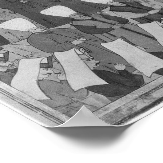 Sultan Ahmed III Distributing Money Poster (Hoek)