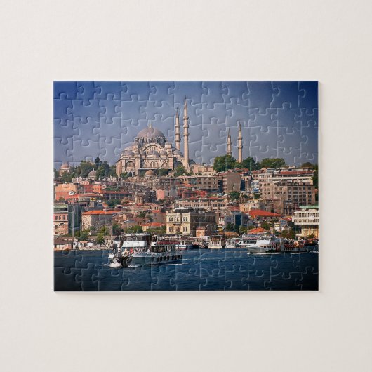 Sultan Ahmed, Istanbul panorama, Turkije Legpuzzel (Horizontaal)