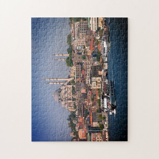 Sultan Ahmed, Istanbul panorama, Turkije Legpuzzel (Verticaal)