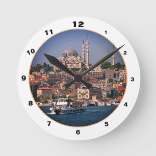 Sultan Ahmed & Istanbul panorama, Turkije Ronde Klok