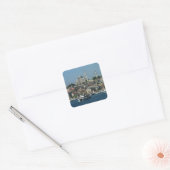 Sultan Ahmed & Istanbul panorama, Turkije Vierkante Sticker (Envelop)