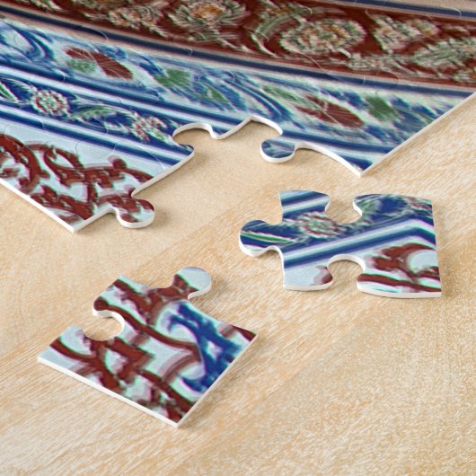 Sultan Ahmed Mosque. Binnenkant. Design. Legpuzzel (Zijkant)