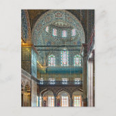 Sultan Ahmed Mosque. Binnenontwerp. Briefkaart (Voorkant)
