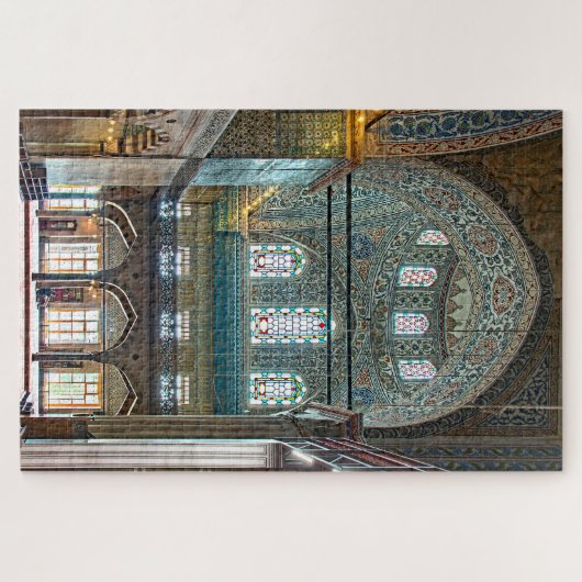 Sultan Ahmed Mosque. Binnenontwerp. Legpuzzel (Horizontaal)
