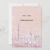 Sultan Ahmed mosque Feestdagenkaart (Achterkant)