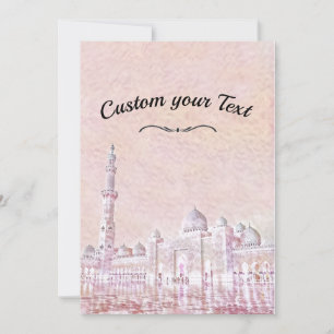 Sultan Ahmed mosque Feestdagenkaart