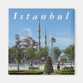 Sultan Ahmed Mosque. Magneet (Voorkant)