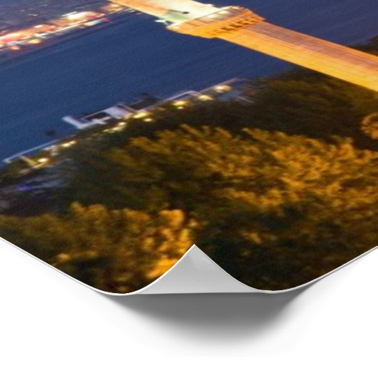 Sultan Ahmed Mosque tijdens het Poster van het sch (Hoek)