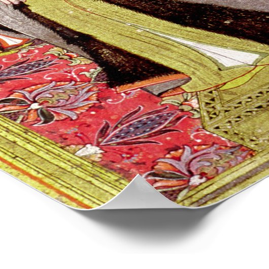 Sultan Ahmet III en de erfgenaam van de troon Poster (Hoek)