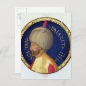 Sultan Bayezid I Briefkaart (Voorkant / Achterkant)