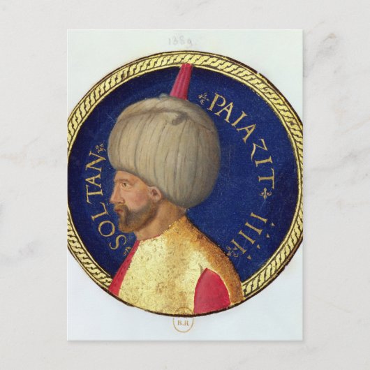 Sultan Bayezid I Briefkaart (Voorkant)
