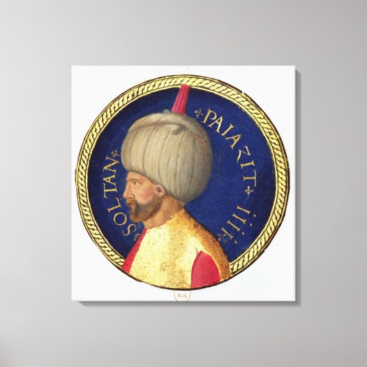 Sultan Bayezid I Canvas Afdruk (Voorkant)