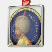 Sultan Bayezid I Metalen Ornament (Links)