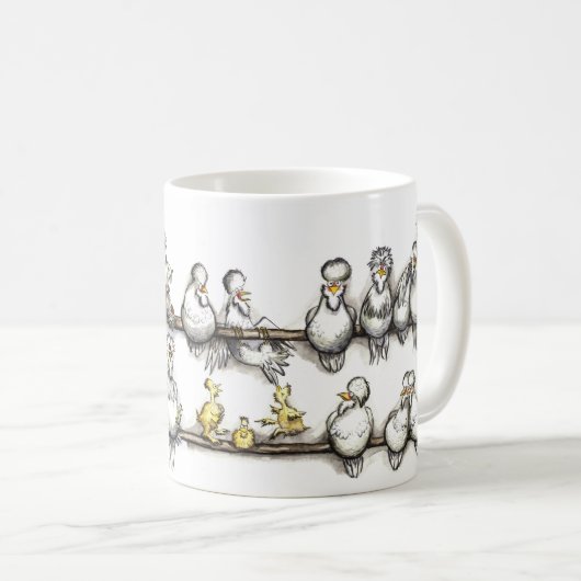 Sultan chicken mug koffiemok (Voorkant rechts)