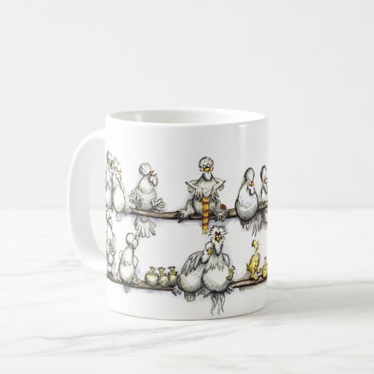 Sultan chicken mug koffiemok (Voorkant links)
