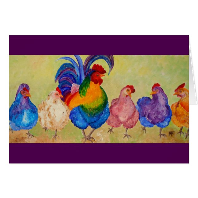 Sultan en zijn kip (Voorkant Horizontaal)