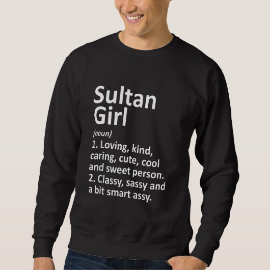 SULTAN GIRL WASHINGTON Funny City Home Roots Gi Trui (Voorkant)